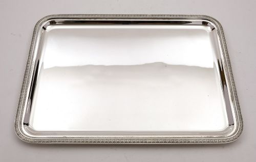 Fabulous French Christofle Silver Plated Tray Circa 1930