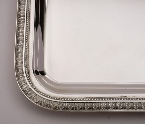 Fabulous French Christofle Silver Plated Tray Circa 1930