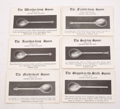 Nice Vintage Silver Collection of Tea Spoons London 1964