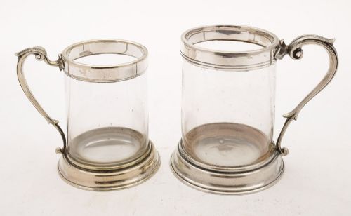 Good Pair of Victorian Tankards Circa 1880