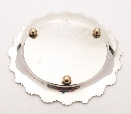 Nice Small Victorian Silver Plated Salver/Tray Circa 1880