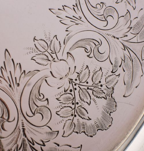 Nice Small Victorian Silver Plated Salver/Tray Circa 1880