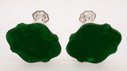 Stunning Pair of Edwardian Silver Plated Candlesticks Circa 1905