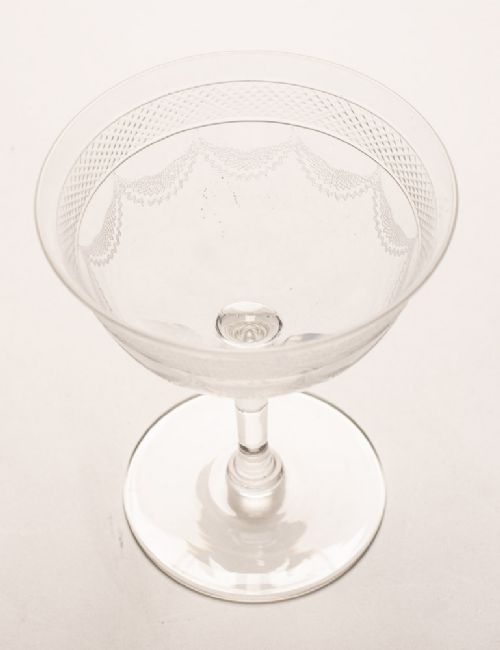 Lovely Set of 4 Edwardian Champagne Glasses Circa 1905