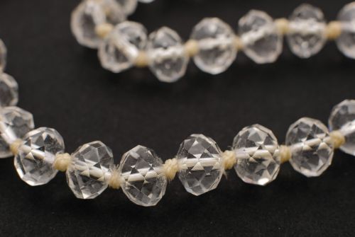 Good String of Cut Glass Beads Circa 1920