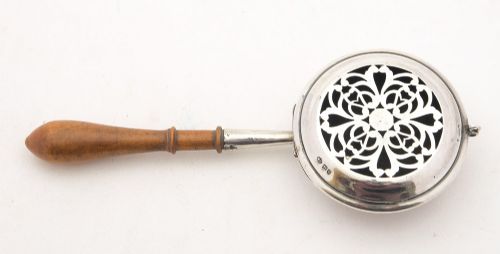 Unusual Edwardian Silver Incense Holder London 1909