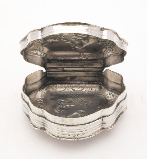 Lovely French Silver Pill Box Circa 1910