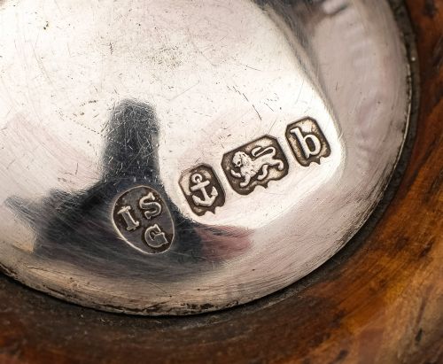 Nice Edwardian Silver Plated Coaster 1901