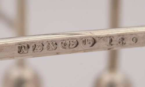 Fabulous Christopher Dresser Style Silver Plated Toast Rack Circa 1890