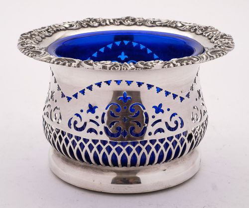 Gorgeous Edwardian Silver Plated Coaster Circa 1905