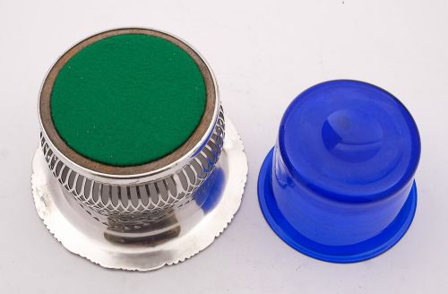 Gorgeous Edwardian Silver Plated Coaster Circa 1905