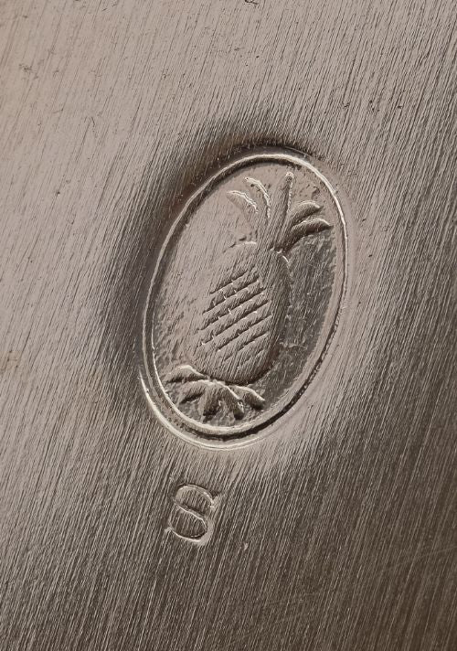 优雅的镀银面包篮 - 约 1905 年