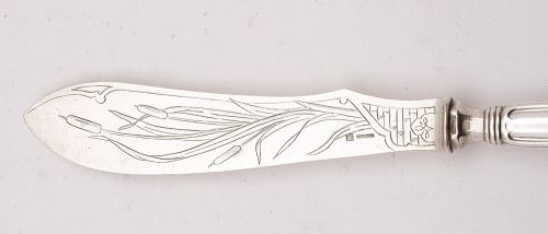 Fabulous Christofle Silver Plated Fish Set - circa 1900