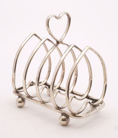 Nice English Silver Toast Rack - Birmingham 1931