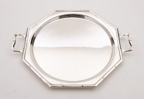 Stunning Art Deco Round Drinks Tray - circa 1930
