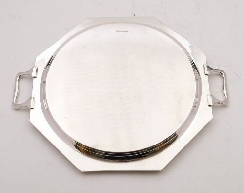 Stunning Art Deco Round Drinks Tray - circa 1930