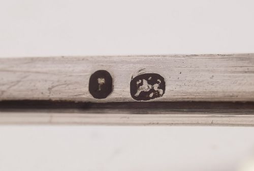 Lovely Pair Victorian Silver Grape Scissors - Birmingham 1856