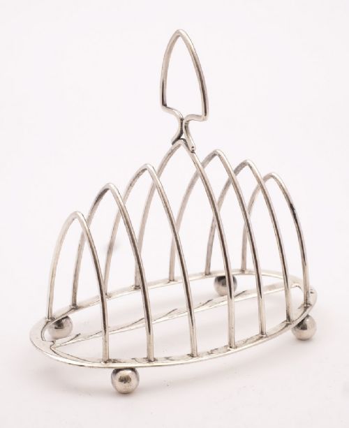 Lovely Edwardian Silver Toast Rack - Birmingham 1901