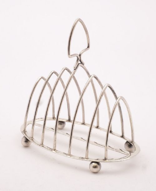 Lovely Edwardian Silver Toast Rack - Birmingham 1901