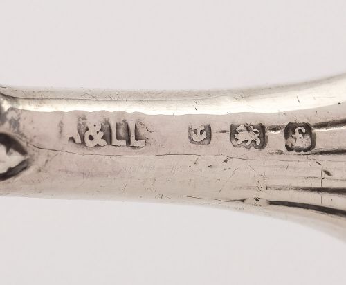 Unusual Pair Edwardian Silver Sugar Tongs - Birmingham 1904