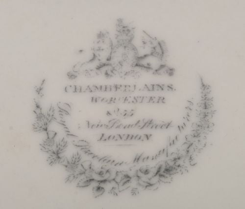 Lovely Pair Worcester China Plates - circa 1830