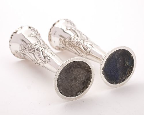 Lovely Pair Victorian Vases - London 1895