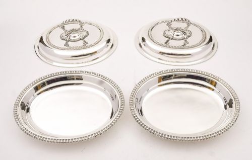 Lovely Pair of Victorian Entrée Dishes - circa 1890