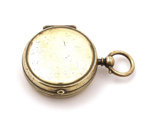 A Nice Edwardian Brass Pocket Compass - circa 1905