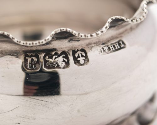 Lovely cased set Edwardian Napkin Rings - Birmingham 1901