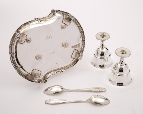 Gorgeous Edwardian Breakfast Cruet Set - Circa 1905
