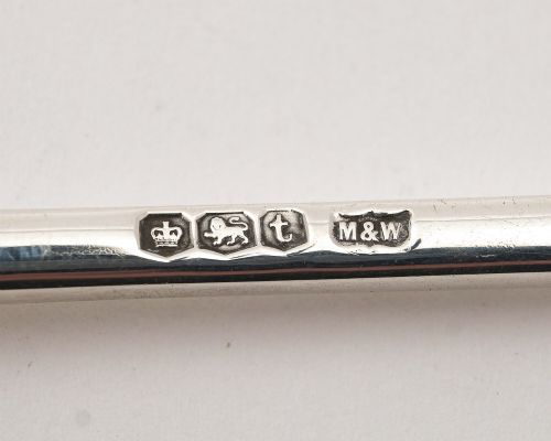 Nice Pair of Silver Mappin & Webb Salad Servers - Sheffield 1911