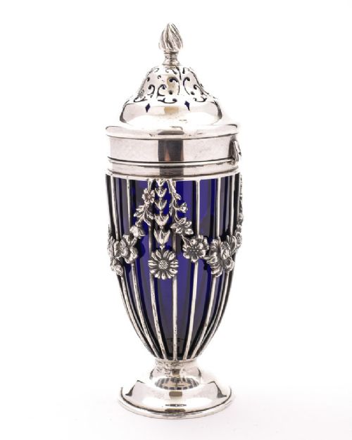 Fabulous Edwardian Silver Sugar Shaker - London 1901