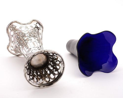 Lovely Large Silver Vase - circa 1900