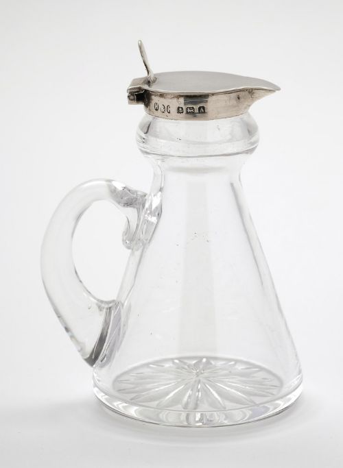 Nice Silver Topped George V Whiskey 'Noggin' - Birmingham 1925