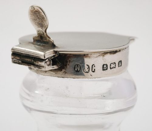 Nice Silver Topped George V Whiskey 'Noggin' - Birmingham 1925