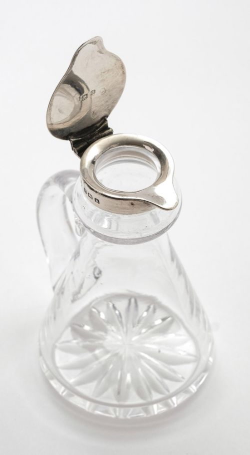 Nice Silver Topped George V Whiskey 'Noggin' - Birmingham 1925