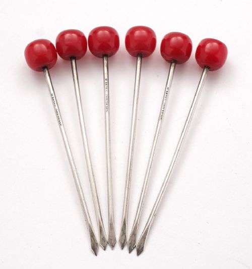 Nice Set of 6 Art Deco Cocktail Sticks - circa 1930