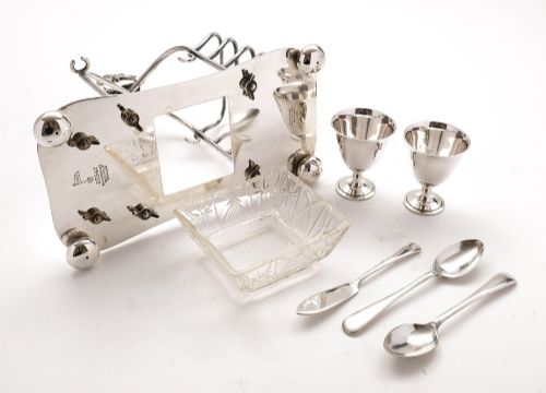 Gorgeous Edwardian Silver Plated Breakfast Cruet - Circa 1905