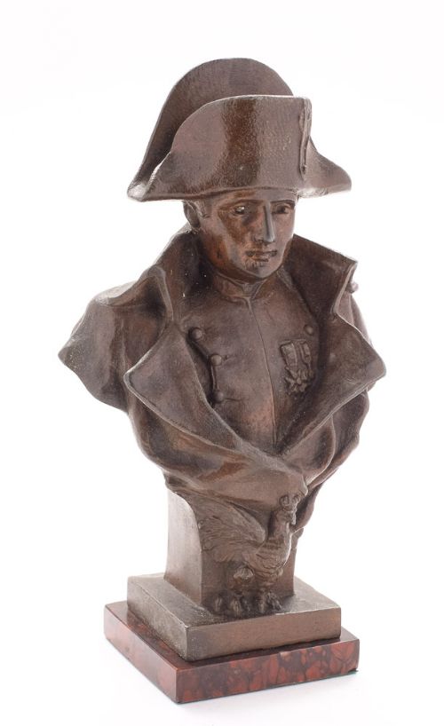 Nice French Spelter Bust of Napoleon - Napoleon Antique Statue - circa 1900