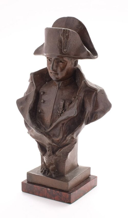 Nice French Spelter Bust of Napoleon - Napoleon Antique Statue - circa 1900