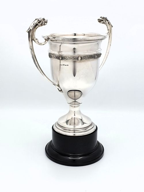 Nice Silver Plated Celtic Style Trophy Cup - Circa 1930