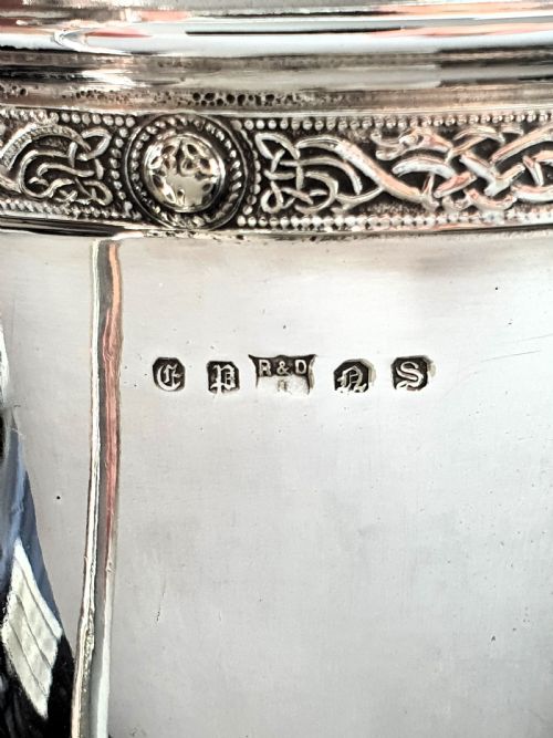 Nice Silver Plated Celtic Style Trophy Cup - Circa 1930