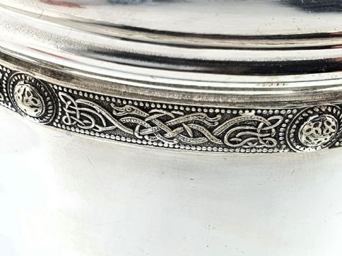 Nice Silver Plated Celtic Style Trophy Cup - Circa 1930
