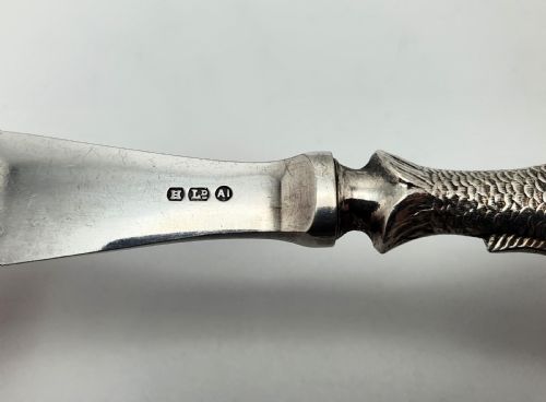 A Stunning 14-piece Harrods fish set - English antique - 1911