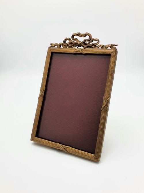 Handsome Antique French Gilt Brass Photo Frame - circa 1900