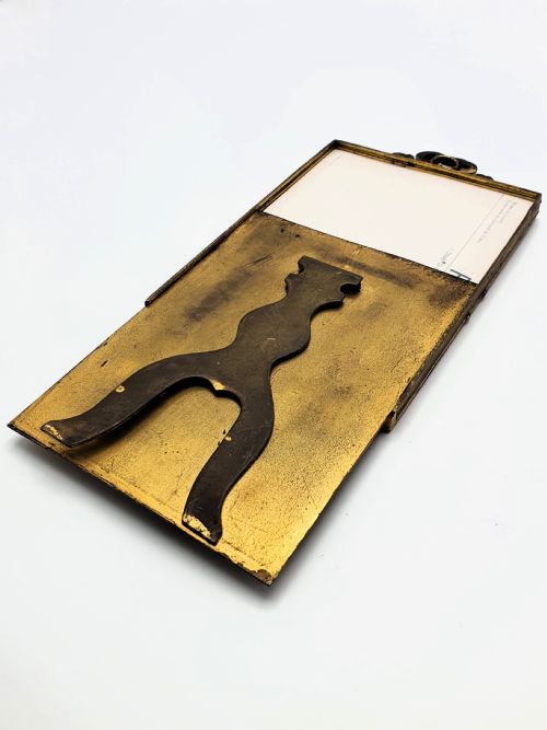 Handsome Antique French Gilt Brass Photo Frame - circa 1900