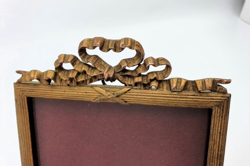 Handsome Antique French Gilt Brass Photo Frame - circa 1900