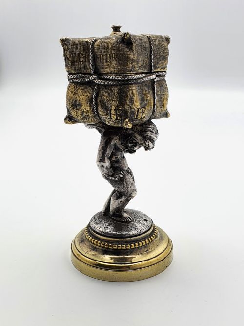 Unique Victorian Cherub Trinket/ Ring Box - English Antique - circa 1880