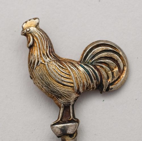 Harrods sterling silver cocktail sticks - circa 1930