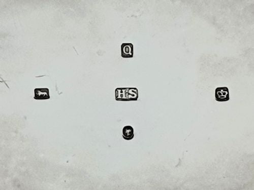 Pretty Victorian antique silver tea caddy - Sheffield 1883